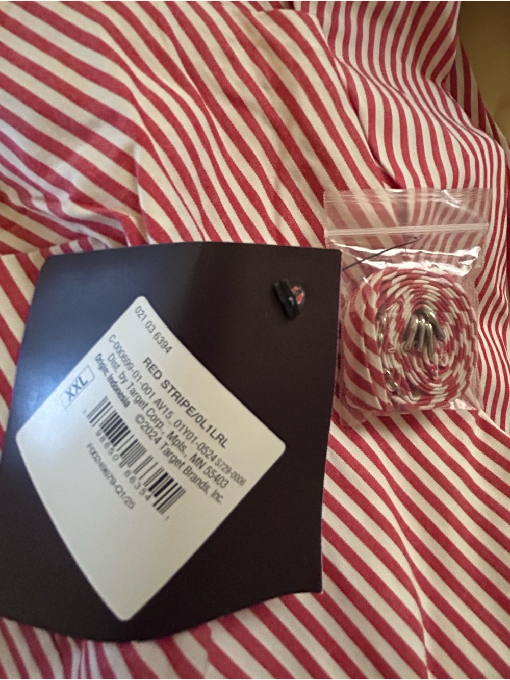 Target Red and White Strapless Sundress with Matching Accessories